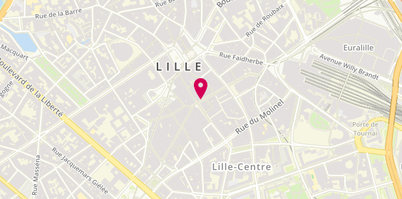Plan de Pharmacie DU CENTRE, 32 Rue du Sec Arembault, 59000 Lille