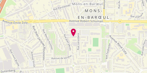 Plan de Pharmacie Simler, 30 Bis Rue des Prevoyants, 59370 Mons-en-Barœul