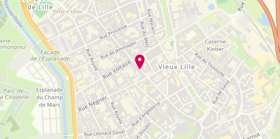 Plan de Pharmacie Camus-Cornilleau, 12 Rue Saint-André, 59800 Lille