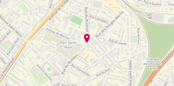 Plan de Pharmacie du Parc Saint Maur, 558 Rue de Rouges Barres, 59700 Marcq-en-Barœul