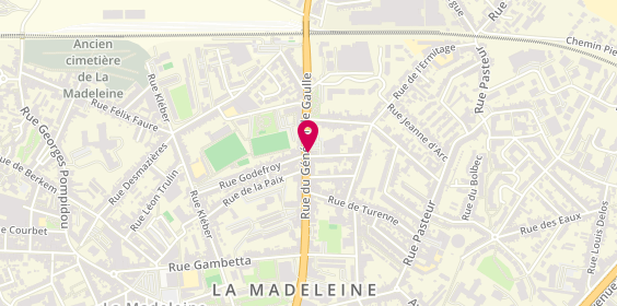 Plan de Pharmacie de la Madeleine, 226 Bis Rue du General de Gaulle, 59110 La Madeleine