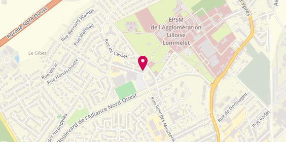 Plan de SELARL Pharmacie des Flandres, 15 Rue Georges Maertens, 59520 Marquette-lez-Lille