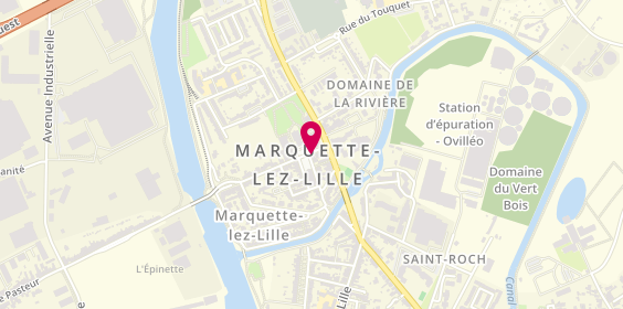 Plan de Pharmacie du Centre, 10 Place du Général de Gaulle, 59520 Marquette-lez-Lille