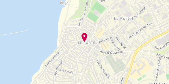Plan de Pharmacie Rose Lahouste, 6 Place Poincaré, 62480 Le Portel