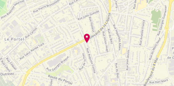 Plan de La Pharmacie 102, 102 Rue Auguste Comte, 62230 Outreau