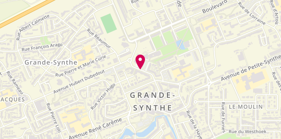 Plan de Pharmacie Centrale Grande Synthe, Résidence Gandhi
15 Place de l'Europe, 59760 Grande-Synthe