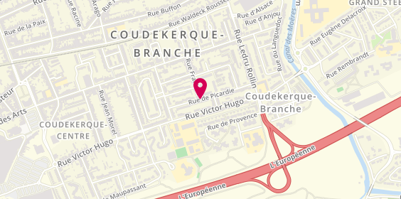 Plan de Pharmacie des Provinces, 29 Rue de Picardie, 59210 Coudekerque-Branche