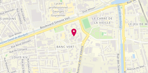 Plan de Pharmacie Synthoise, 58 Rue de la Ferme, 59640 Dunkerque