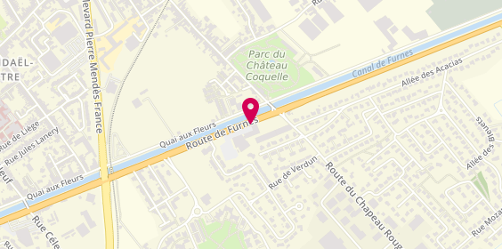 Plan de Pharmacie du Chapeau Rouge, 51 Route de Furnes, 59229 Téteghem