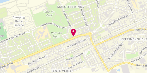 Plan de Pharmacie du Terminus, 597 Boulevard de la République François Mitterrand, 59240 Dunkerque